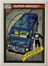 1990 Impel Marvel Universe Punisher’s Battle Van Marvel Comics Card. picture