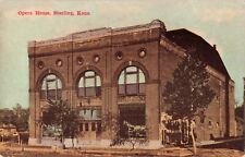 Opera House Sterling Kansas KS Street View 1913 Postcard picture