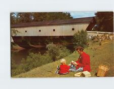 Postcard Hammond Bridge Pittsford Vermont USA picture