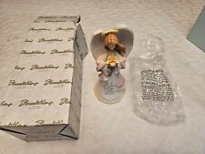 Enesco Foundations October Angel GOD SMILED THE DAY YOU WERE BORN IN BOX picture