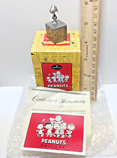 Hallmark Peanuts Gallery Snoopy Five Decades of Snoopy Pewter Figurine NOS picture