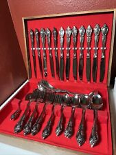 Beautiful Oneida Stainless BRAHMS Pattern Flatware 68 Piece SERVICE FOR 12 + Ser picture
