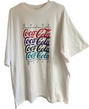 Vintage ENJOY COCA-COLA 1998 Trademark T-shirt XXL Made In USA NWOT Rare picture