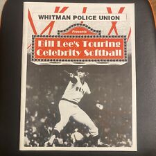 Whitman MA Police Union - Bill Spaceman Lee,  Jones,  Miller  - Red Sox Signed picture