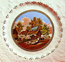 BONE CHINA PLATE ROYAL CAULDON ENGLAND SHAKESPEARES WIFE ANNE HATHAWAYS HOME picture