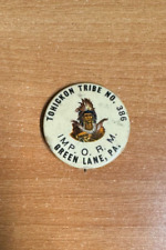 Improved Order of Red Men Green Lane, Pa. Tohickon Tribe No. 386 Pinback picture