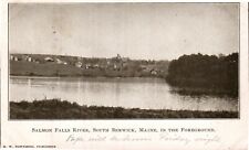 Postcard  Salmon Falls River South Berwick Maine In The Foreground  [dg] picture