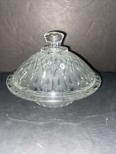 Antique National Glass Co. #53 Round Butter Dish with lid C.1902. picture