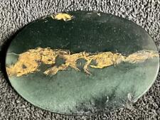 Z~ Rare Magnetite Jade Belt Buckle gold plated picture
