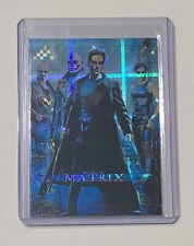 The Matrix Limited Edition Artist Signed Keanu Reeves Refractor Trading Card 1/1 picture