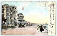 1911 WINTHROP BEACH BOULEVARD CREST HOTEL MASSACHUSETTS EARLY POSTCARD P3237 picture