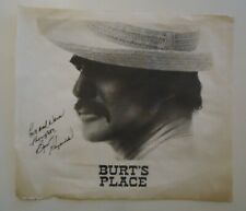 Vintage Burt Reynolds Restaurant Club Burt's Place Atlanta GA Paper Placemat Art picture