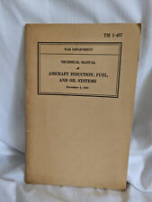 WWII War Department Airplane Hydraulic Systems Manual May 8, 1944 TM 1-411 picture