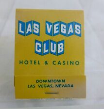 Vintage Matchbook Unstruck - Las Vegas Club Hotel & Casino - Las Vegas Nevada picture