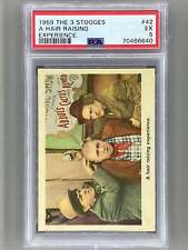 1959 Fleer The 3 Stooges #42 A Hair Raising Experience - PSA 5 (Pop Culture) picture