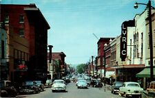 Downtown, Lyric Theater, Old Cars, Huntsville, Alabama AL 1950s chrome Postcard picture