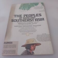 1971 March, The People's Of Mainland Southeast Asia Map  picture