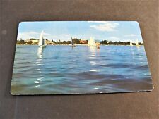 Regattas, Chapala Jal, Mexico -Postmarked 1968 Postcard.  picture