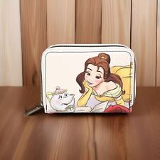 Loungefly Disney Beauty And The Beast Belle & Friends Mini Zipper Wallet picture