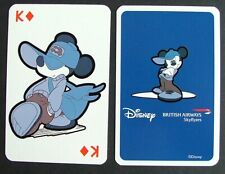 1 x Playing card British Airways Skyflyers Disney Mickey King Diamonds Y595 picture