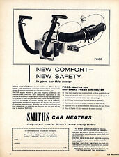 Smiths Fresh air Car Heater F260 with price 1958 advert de-mister nozzles extra picture