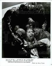 1985 Press Photo Victim of Zombies in 