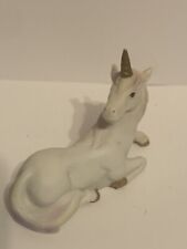 Vintage 1985 Lefton Unicorn Porcelain Figurine 4.5
