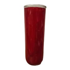 8 Inch One Red Offerlight Glass Globe Votive Candle Holder picture