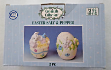 2001 Cottontale Collection Easter, Spring, Rabbits Salt & Pepper JoAnn Fabrics picture