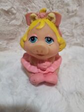 Vintage 1984 Tommee Tippee Muppet Babies Miss Piggy Squeaky Toy Squeaker 4 inch picture