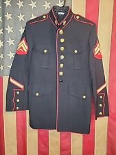 Size Pictured US Marines USMC Enlisted Dress Blue Male Jacket/Coat 8092 picture