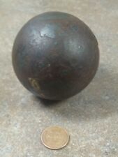 Estate Find Antique Iron Ball 2.51lb 2.59 Inch Cannon Ball? picture