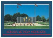 Kansas Vietnam War Memorial Junction City Park Postcard  picture