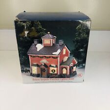 DICKENS KEEPSAKE PORCELAIN LIGHTED HOUSE SANTA'S ANTIQUE SHOP NEW IN BOX picture