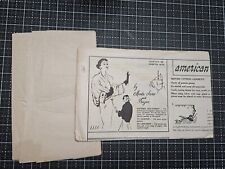 Very Rare 1940s Topper Coat Sewing Pattern By Monte Sano Pruzan #1133 picture