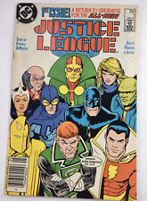 Justice League #1 Newsstand 1987 SIGNED By Maguire 1 ST App Of Maxwell Lord picture