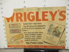 newspaper ad 1920s Wrigley's chewing gum spearmint P.K. character comic picture
