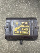 Rare Vintage Star Brand Shoes Are Better Metal Sweeper No Handle picture