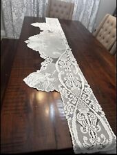 vintage embroidered table runner picture