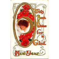 Vintage Postcard New Year 