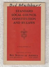 A0148 OA BSA SCOUTS -  LOCAL COUNCIL CONSTITUTION AND BY-LAWS  / SEPT 1956 picture
