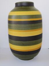 Giant Rare Signed Alvino Bagni Art Pottery Raymor Bitossi Italy Floor Vase picture