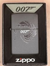 James Bond 007 Tornado 61003 Black Matte Zippo Lighter NEW picture