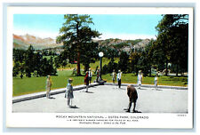 c1930s Mini Golf, Rocky Mountain National Estes Park Colorado CO Postcard picture