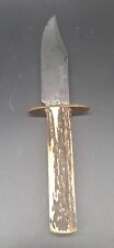 Antique G. Wostenholm & Son Stag Bowie Side Knife Hunting  9