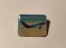 The Flagship Of The 21st Century Lapel Pin Enamel Airlines Excellent Condition  picture