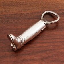 FIGURAL BLACKINTON STERLING SILVER BOTTLE OPENER / CORKSCREW RIDING BOOT FORM picture