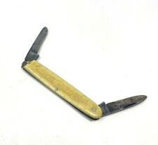Vtg H.S.B. Folding Pocket Knife 2 Blade “Office Knife” Hibbard Spencer Bartlett picture
