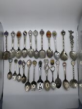 Vintage Souvenir Travel Spoons 1980 - 1990 LOT 31 Unique And Different Spoons picture
