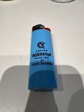 CAVIAR KASPIA Iconic Blue Working BIC Lighter from legendary The Mark Hotel picture